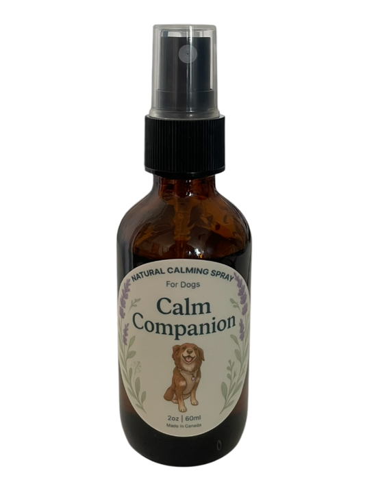 Calm Companion – Natural Calming Spray for Dogs (2oz)